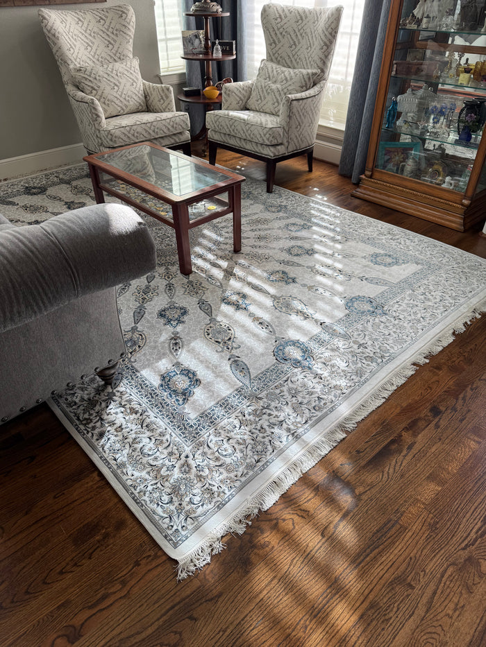 Rug installed in a customer home