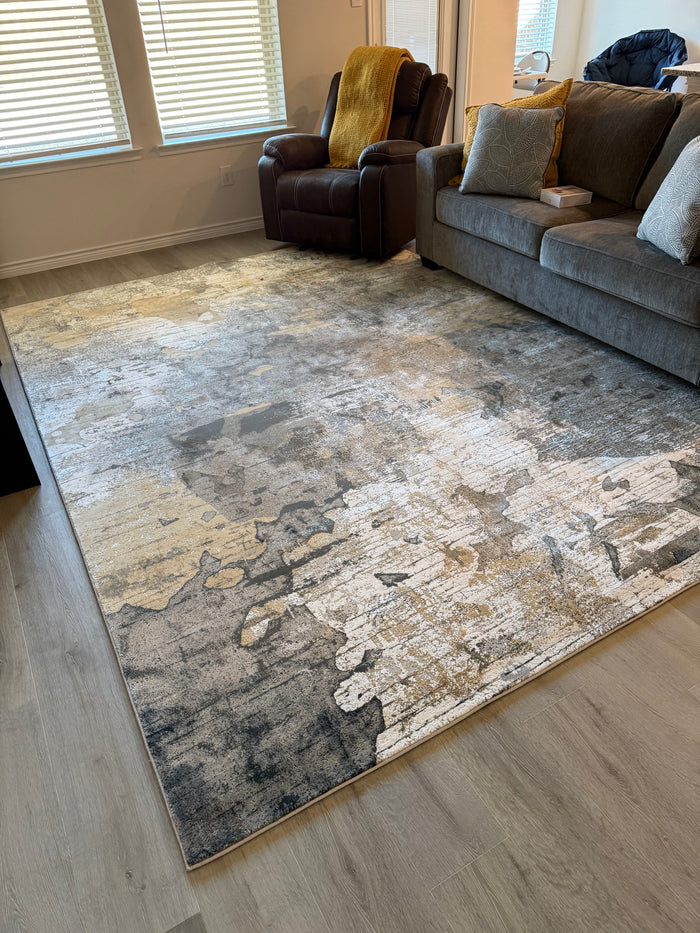 Rug installed in a customer home