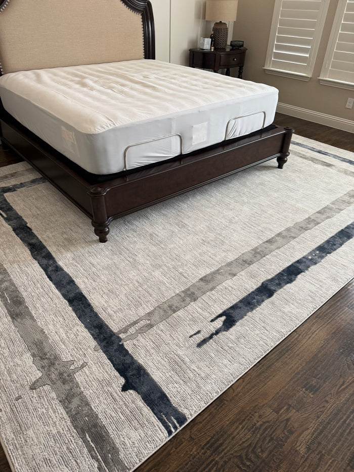 Rug installed in a customer home