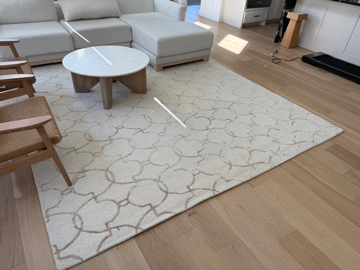 Rug installed in a customer home