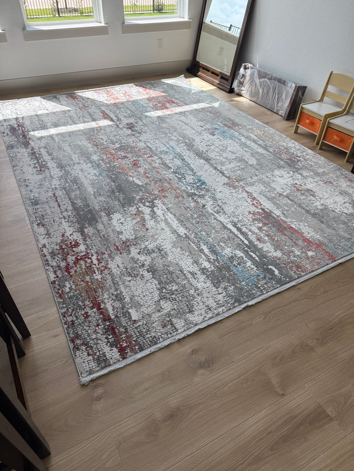 Rug installed in a customer home