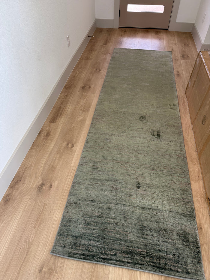 Rug installed in a customer home