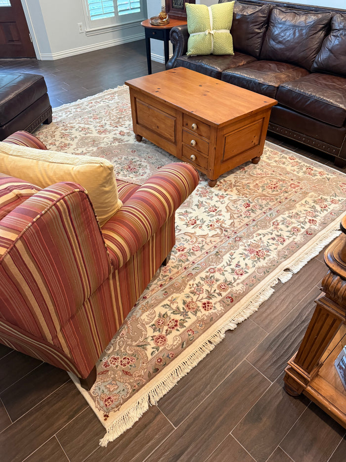 Rug installed in a customer home