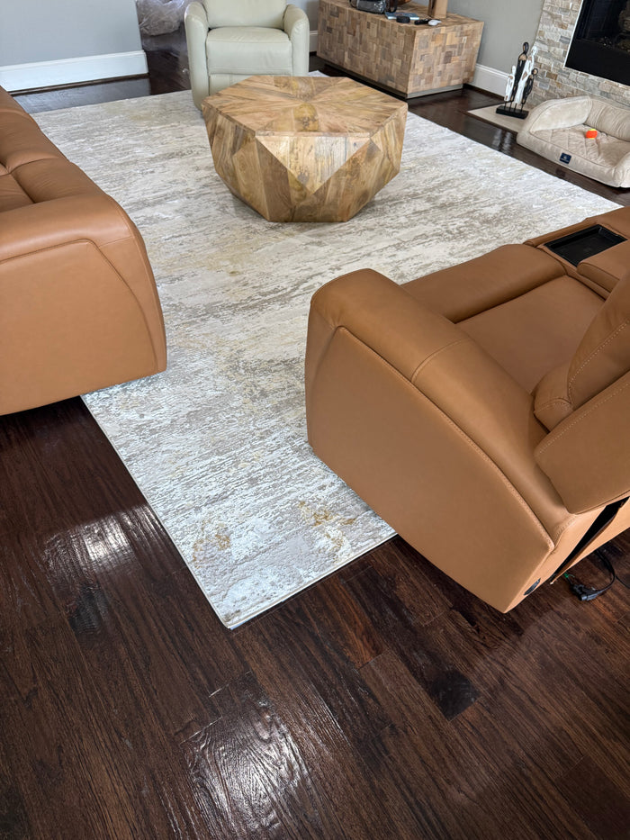 Rug installed in a customer home