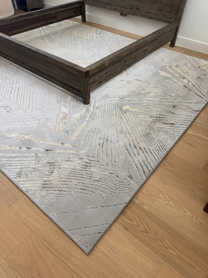 Rug installed in a customer home