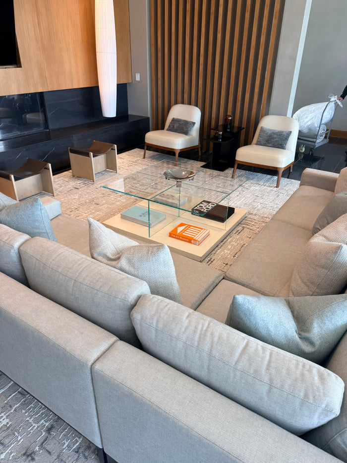 Rug installed in a customer home