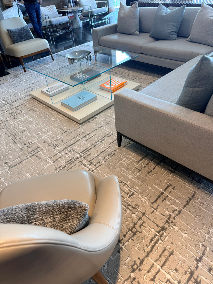 Rug installed in a customer home