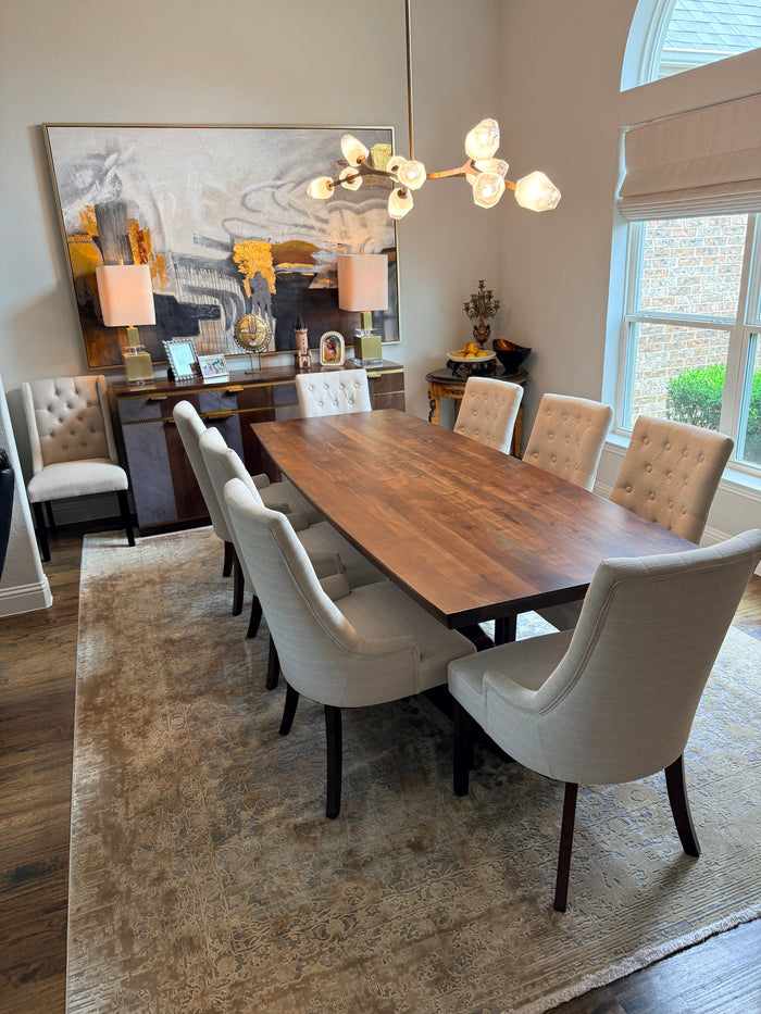 Rug installed in a customer home