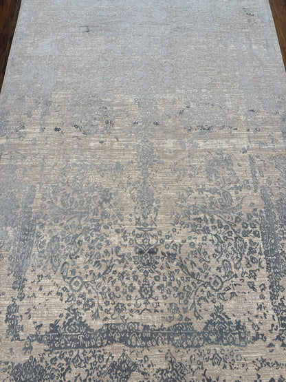Warm Gray Contemporary Rectangular Rug